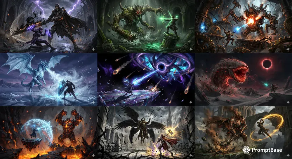 Aaa Dark Fantasy Boss Battle Art