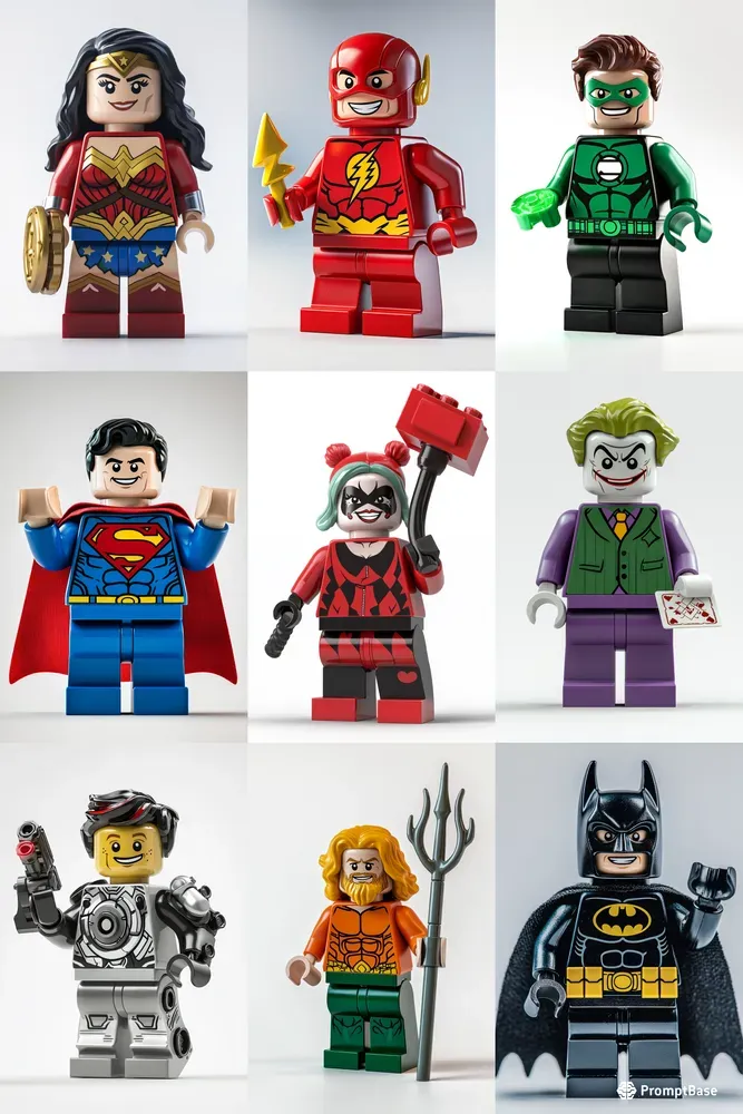 Lego Versions Of The Dc Comics Characters