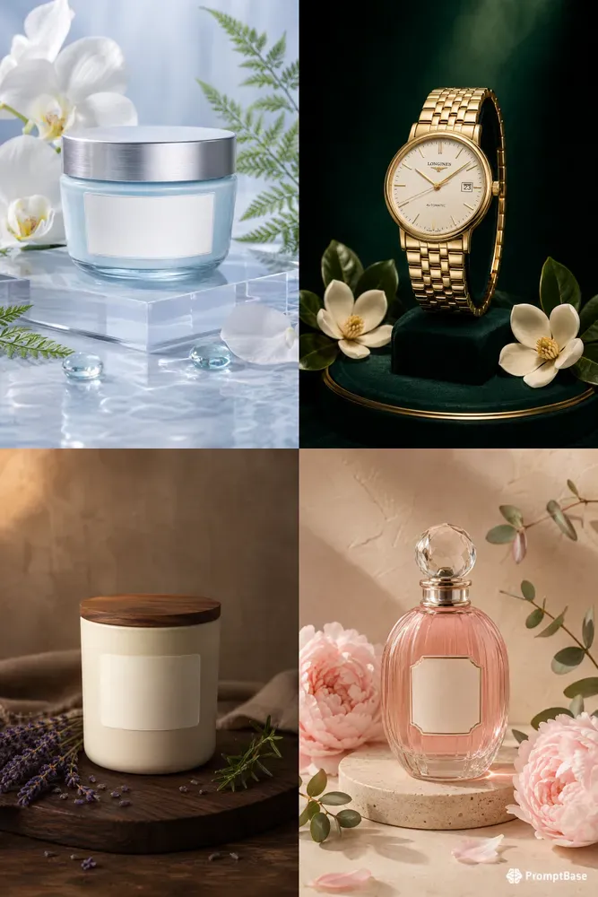 Premium Botanical Product Ads