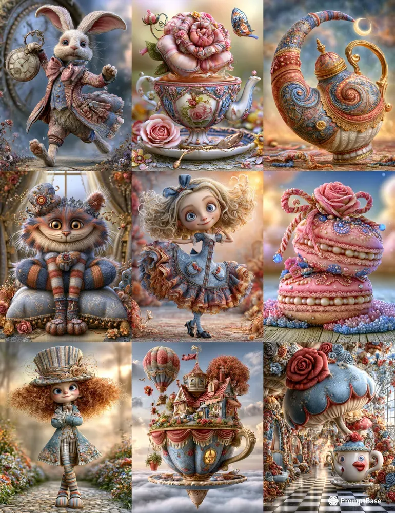 Tea Time Fantasy Girl Junk Journals