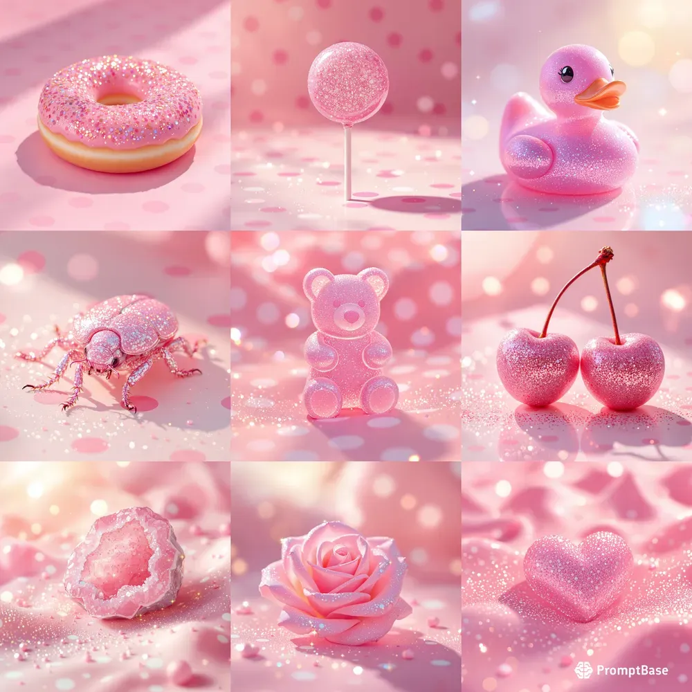 Dreamy Pink Aesthetic Product Photography