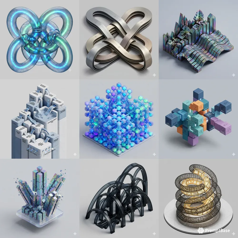 B2b Isometric UI Abstract Metaphors