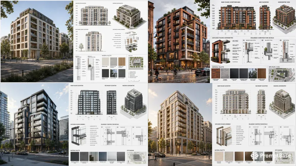 Residential Facade Design System Gens