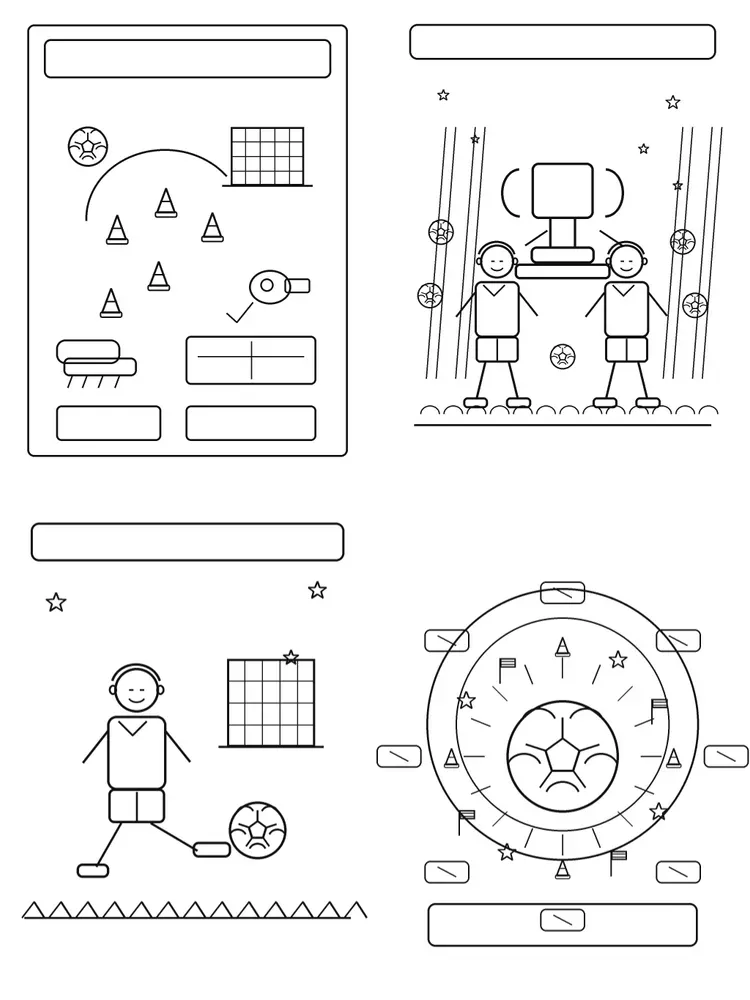 Kdp Kids Soccer Coloring Pages