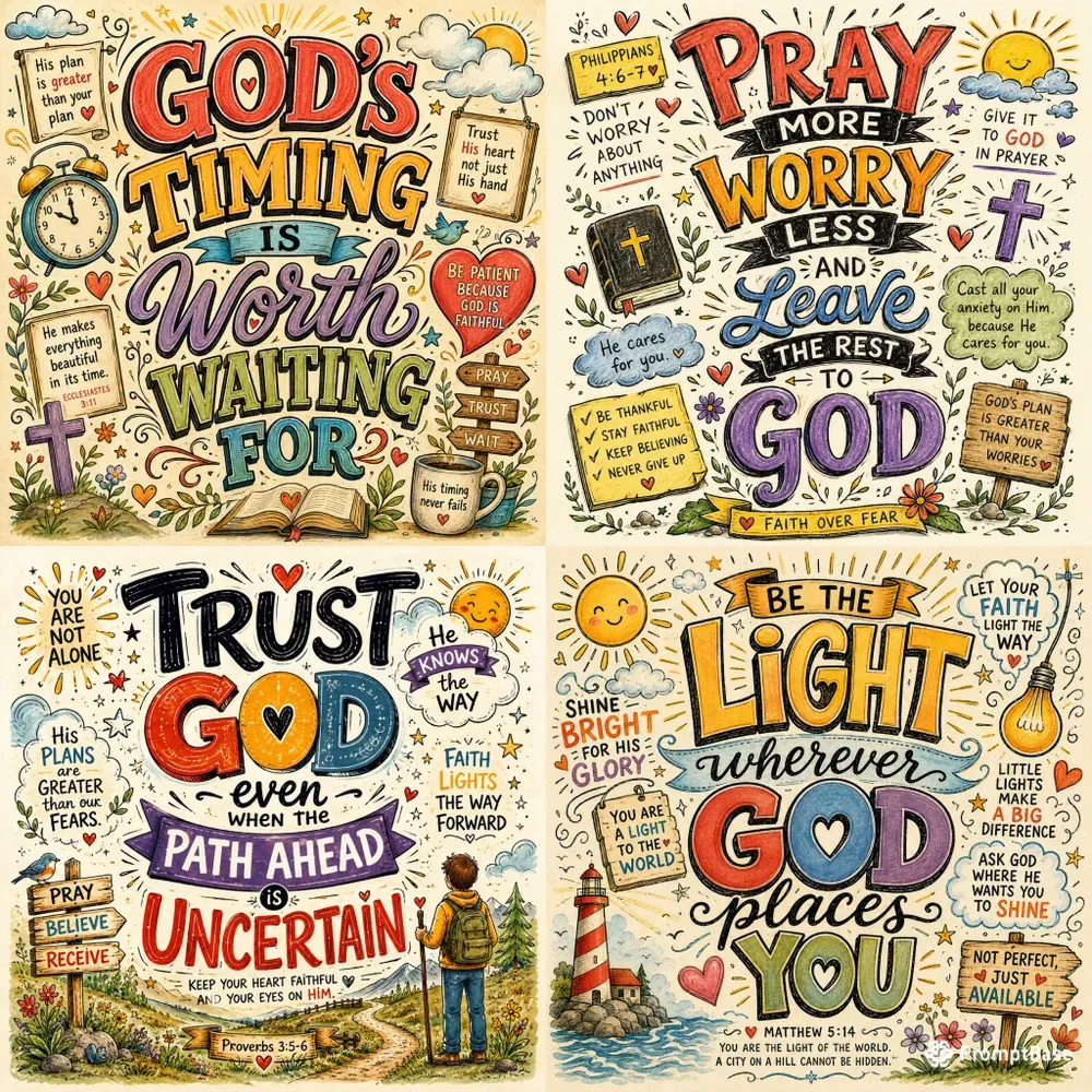 Christian Gratitude Typography Art