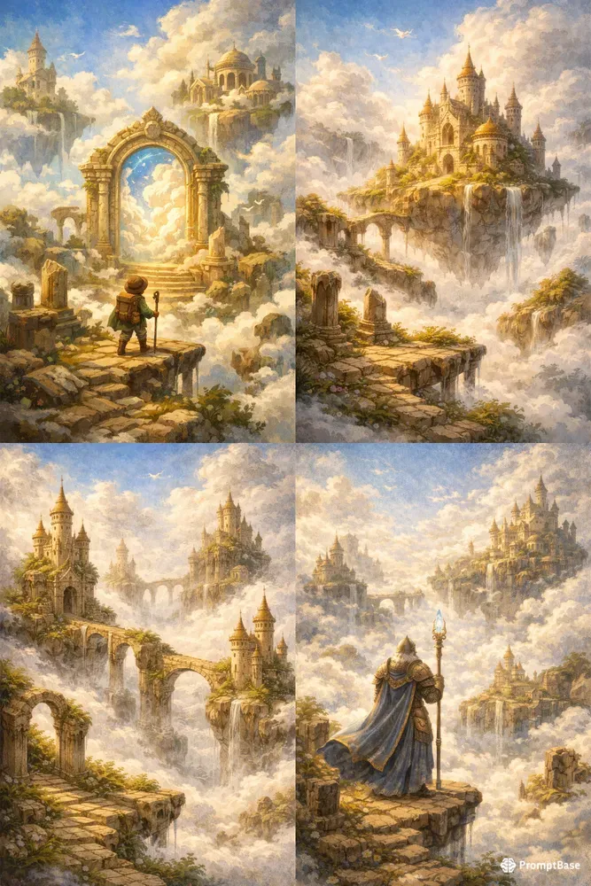 Fantasy Storybook Cloud Kingdoms
