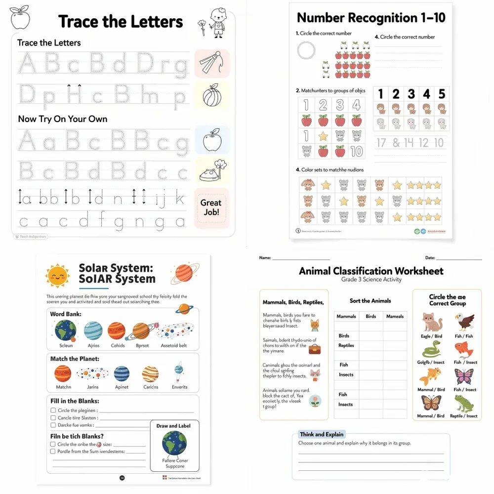 Educational Worksheets