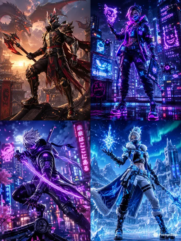 Randomized Epic Game Characters
