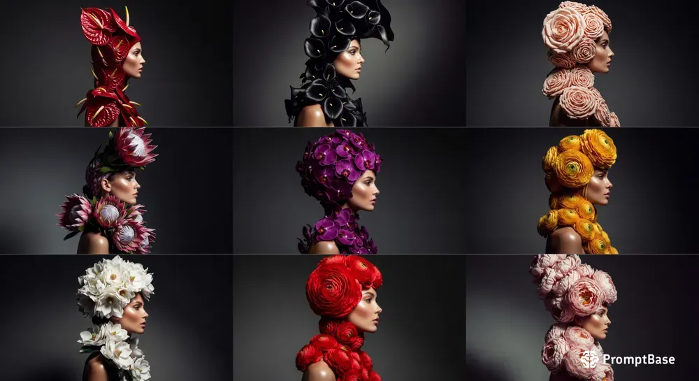 Floral Couture Portraits