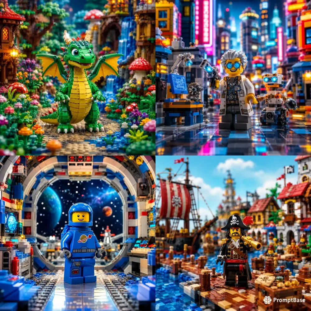 Brick Heroes In Lego Worlds