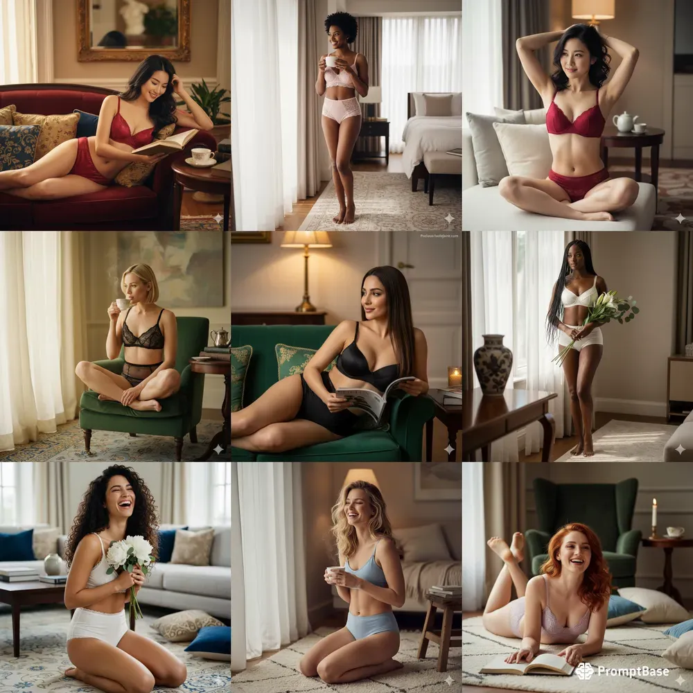 Elegant Underwear Photography
