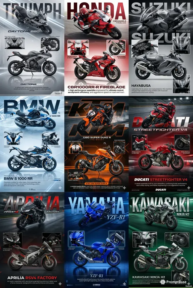 Premium Bike Poster Generator