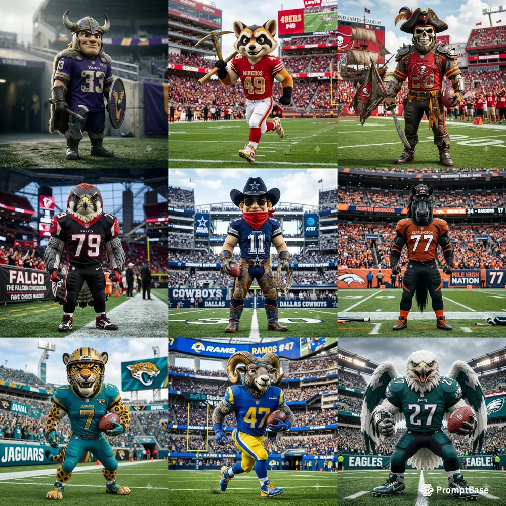 Nfl Mascot Fanmade Concept Designs