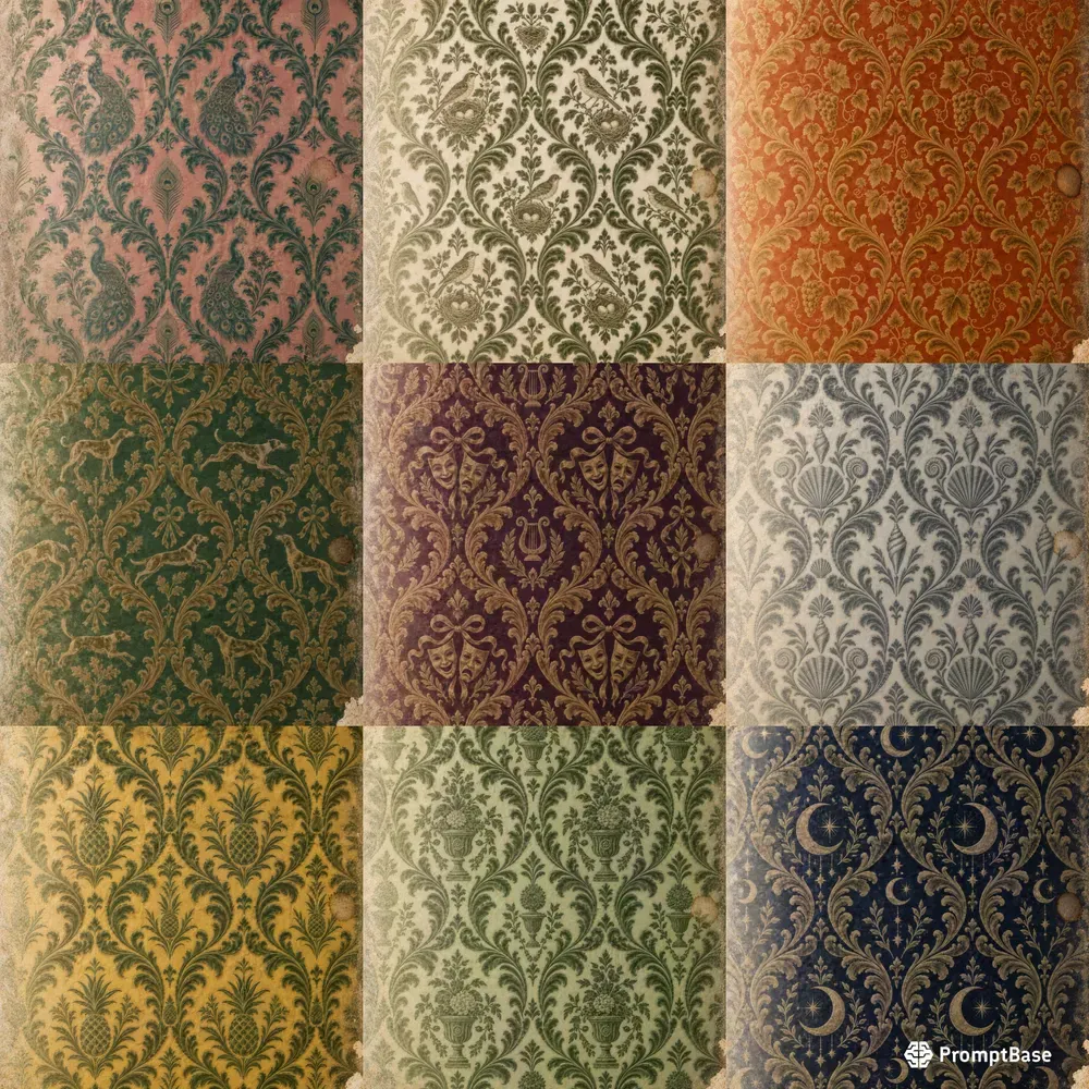 Damask Flock Journal Papers
