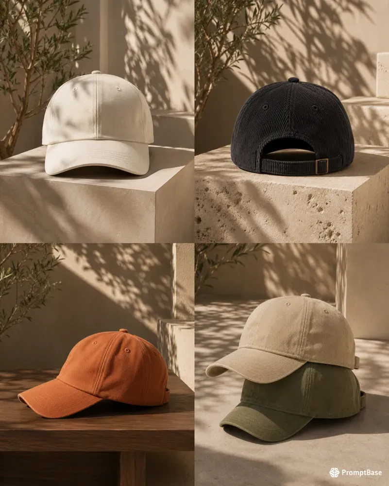 Pro Minimalist Baseball Cap Mockups