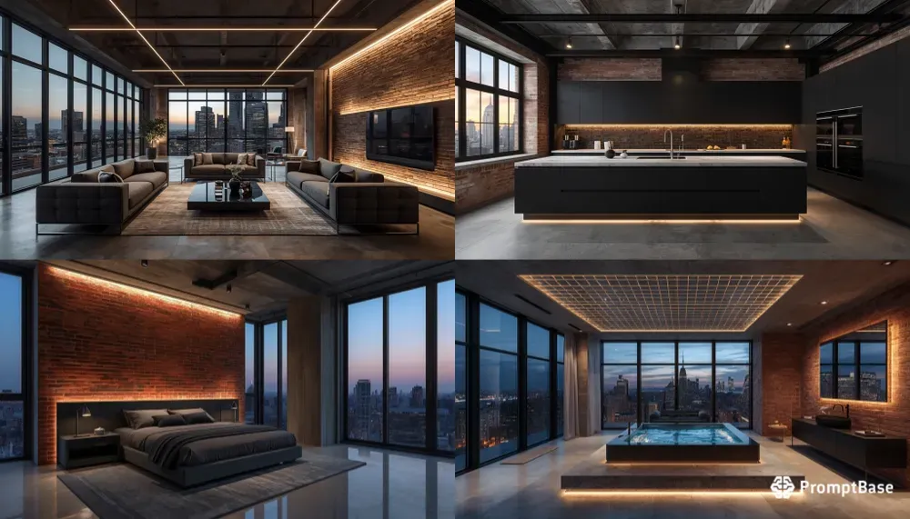 Elite Hightech Industrial Loft Dna
