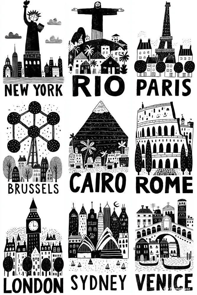 Naive Folk City Posters