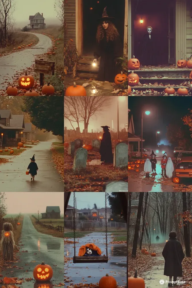 1990s Halloween Film Stills Scenes