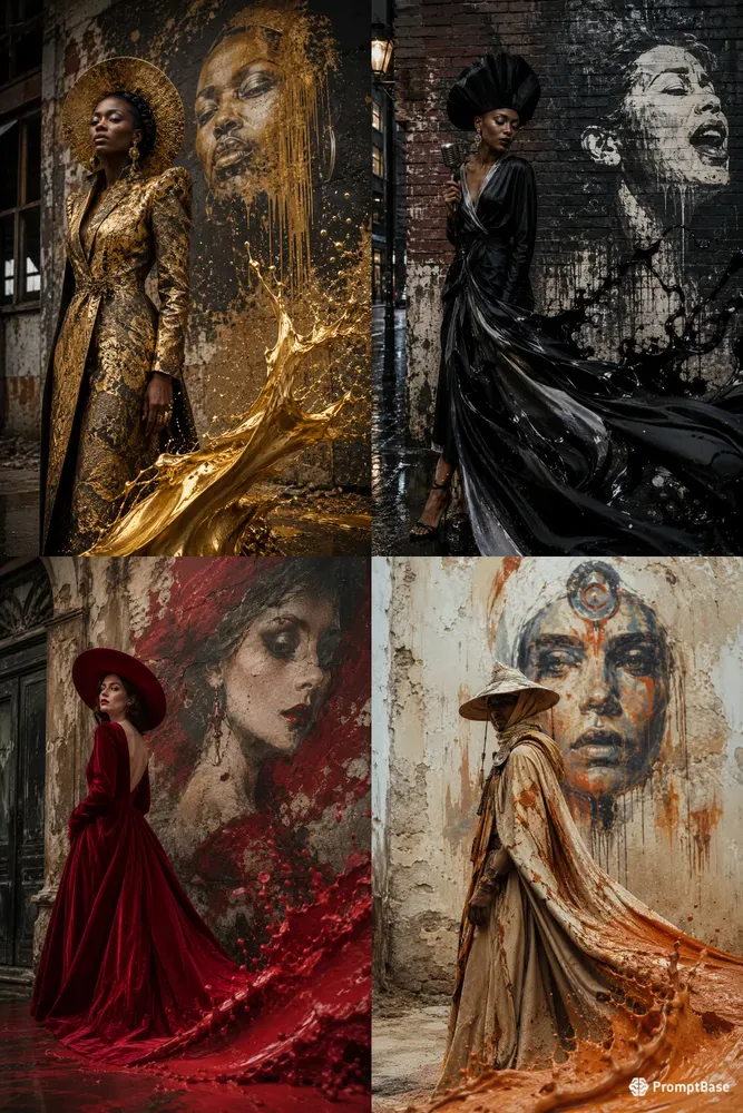 Liquid Muse Wall Portraits