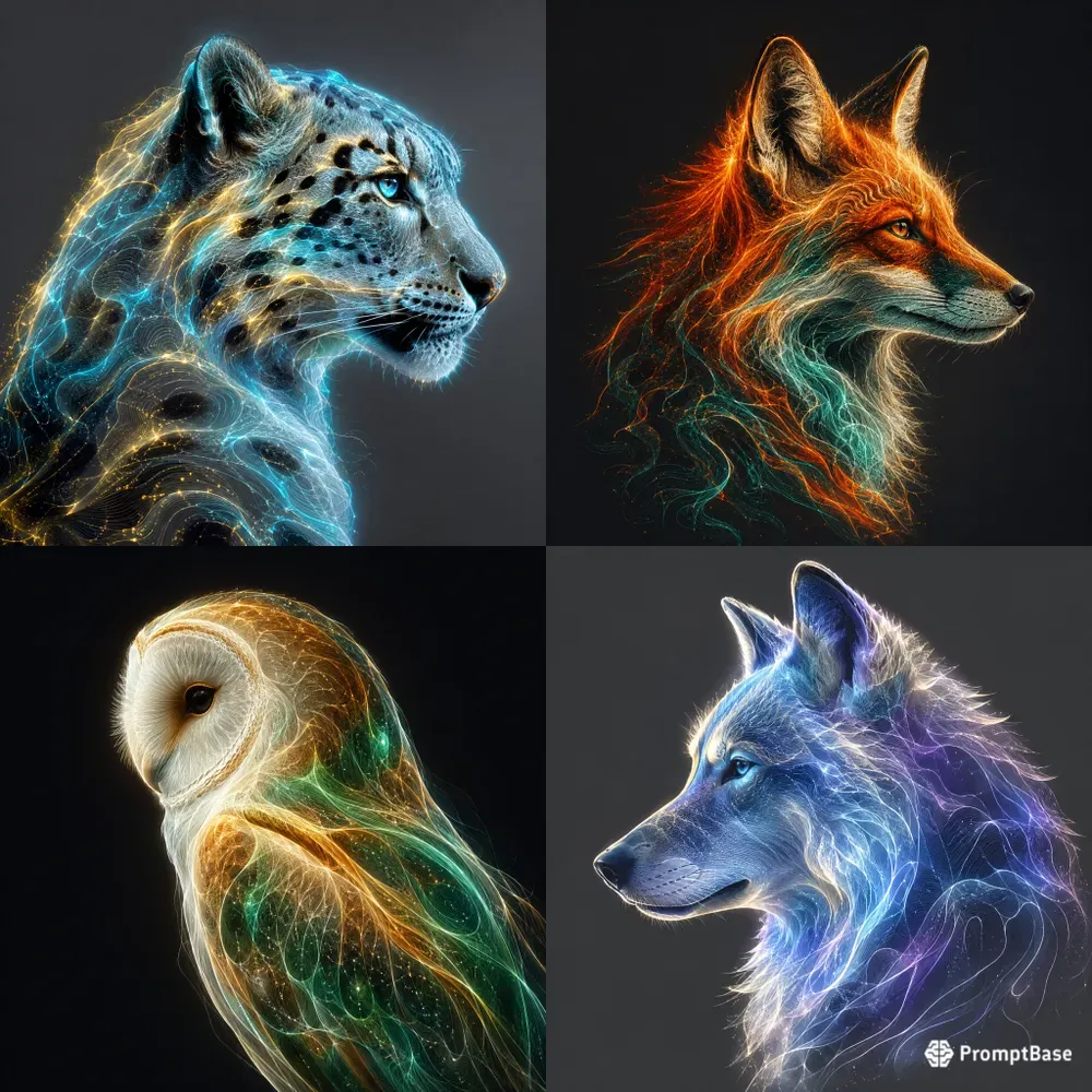 Luminous Photogram Spirits
