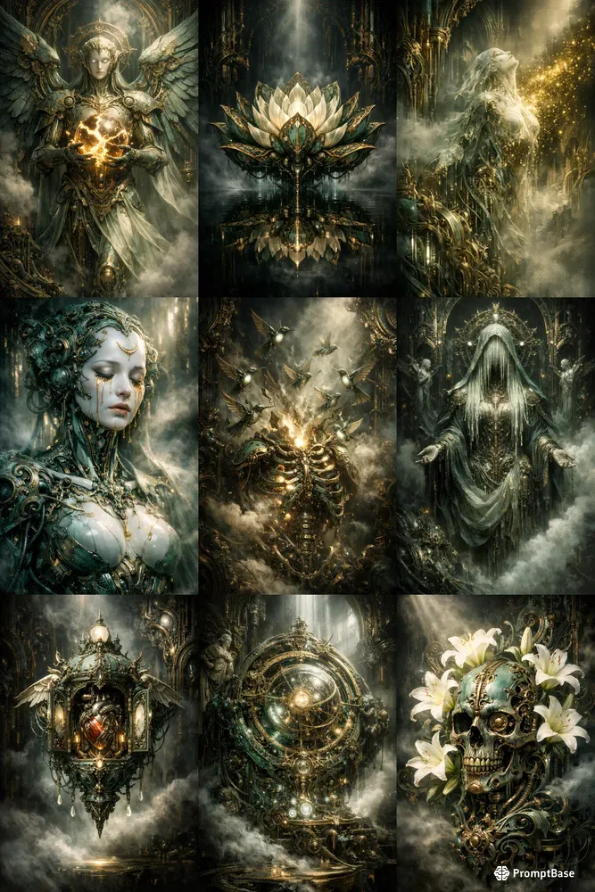 Ethereal Biomechanical Renaissances
