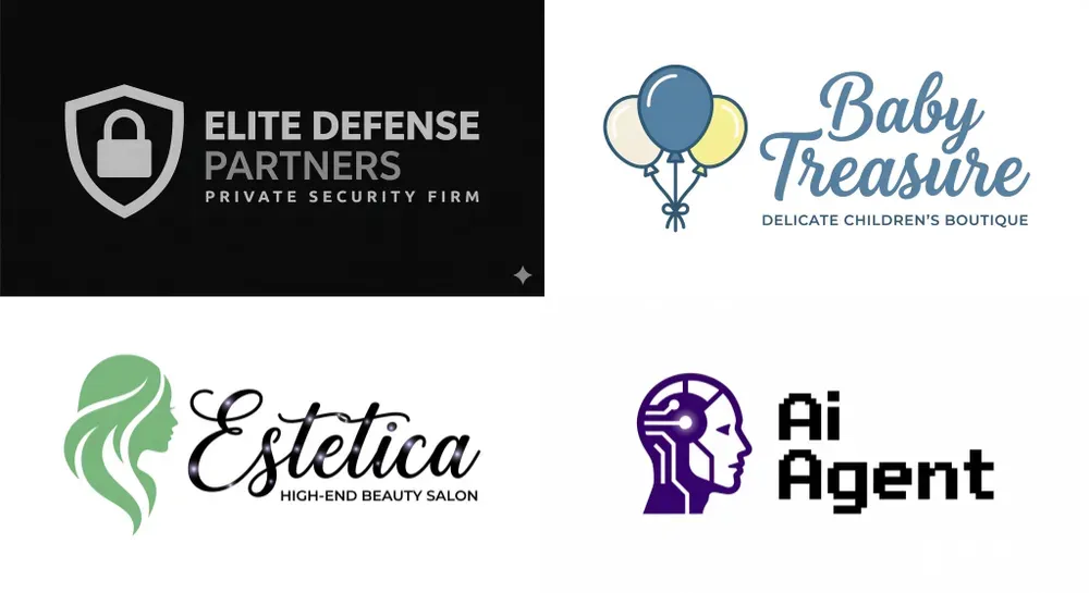 Flat Essence Minimalist Logos