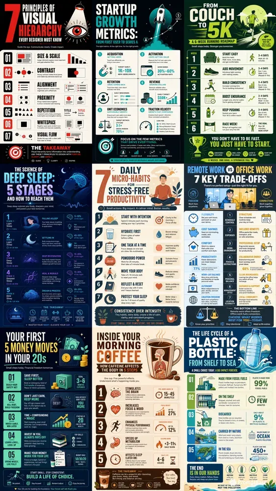 Cinematic Premium 4K Infographics