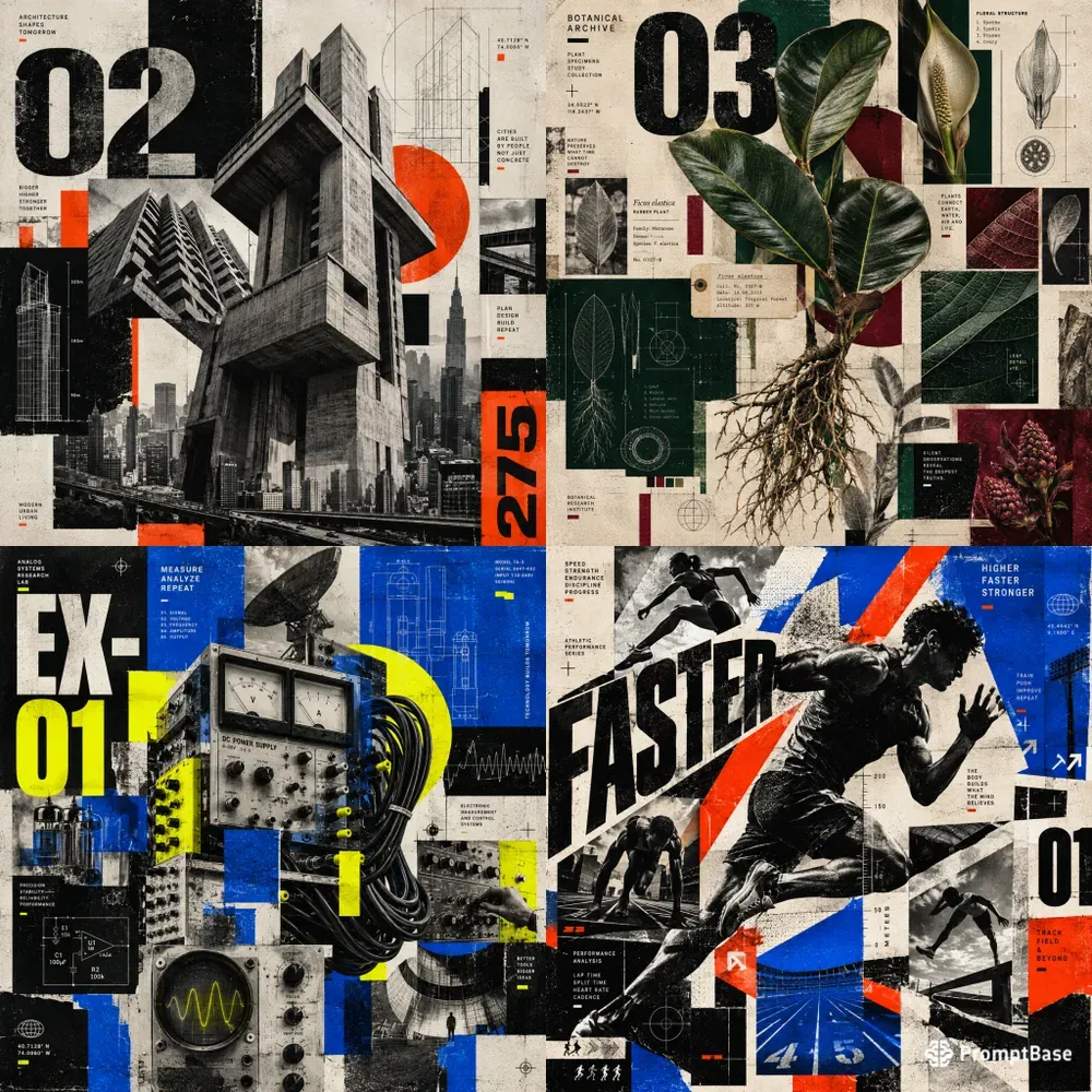 Neo Brutalist Collage Labs