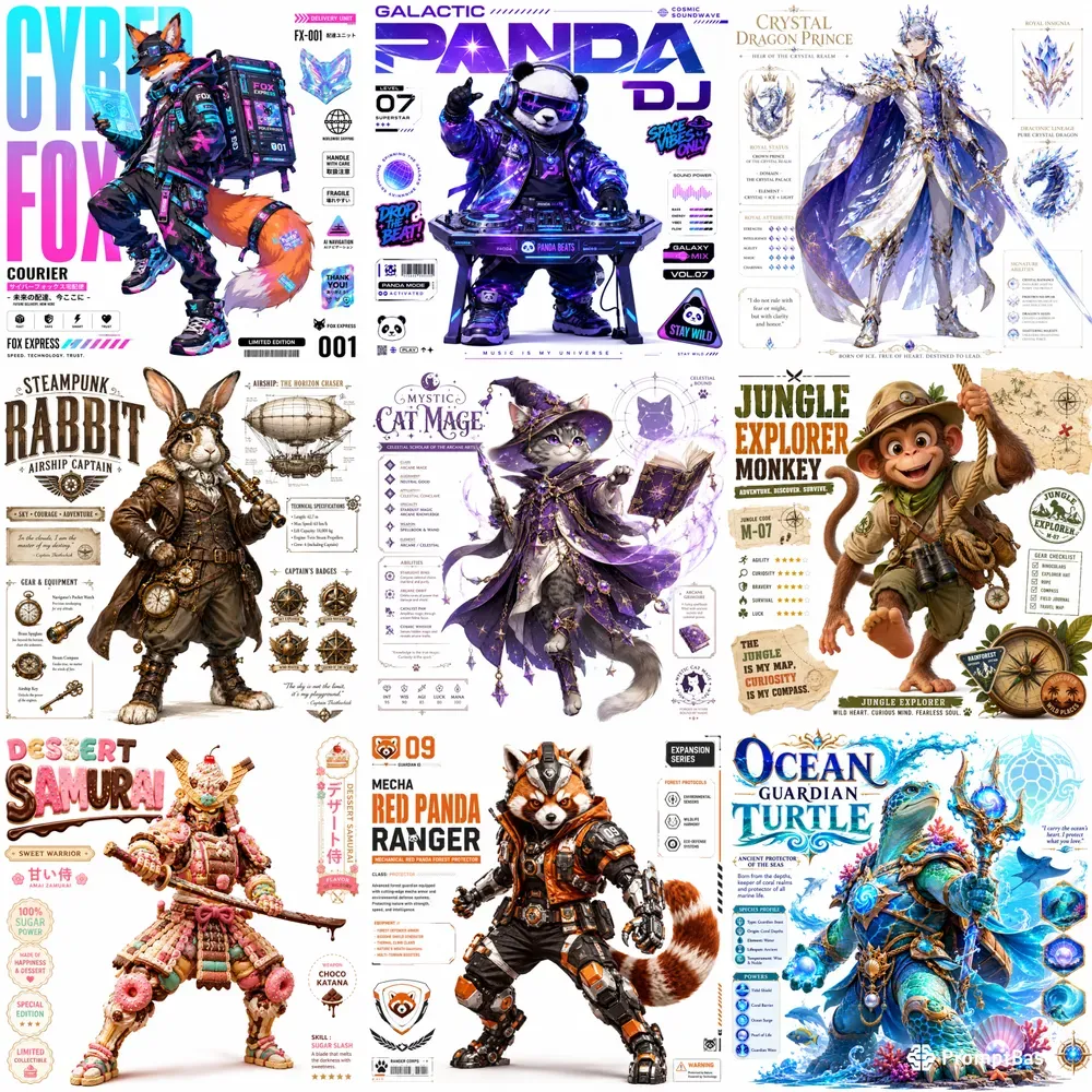 Urban Character Poster Generator