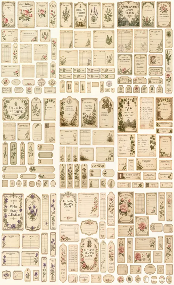Botanical Library Ephemera