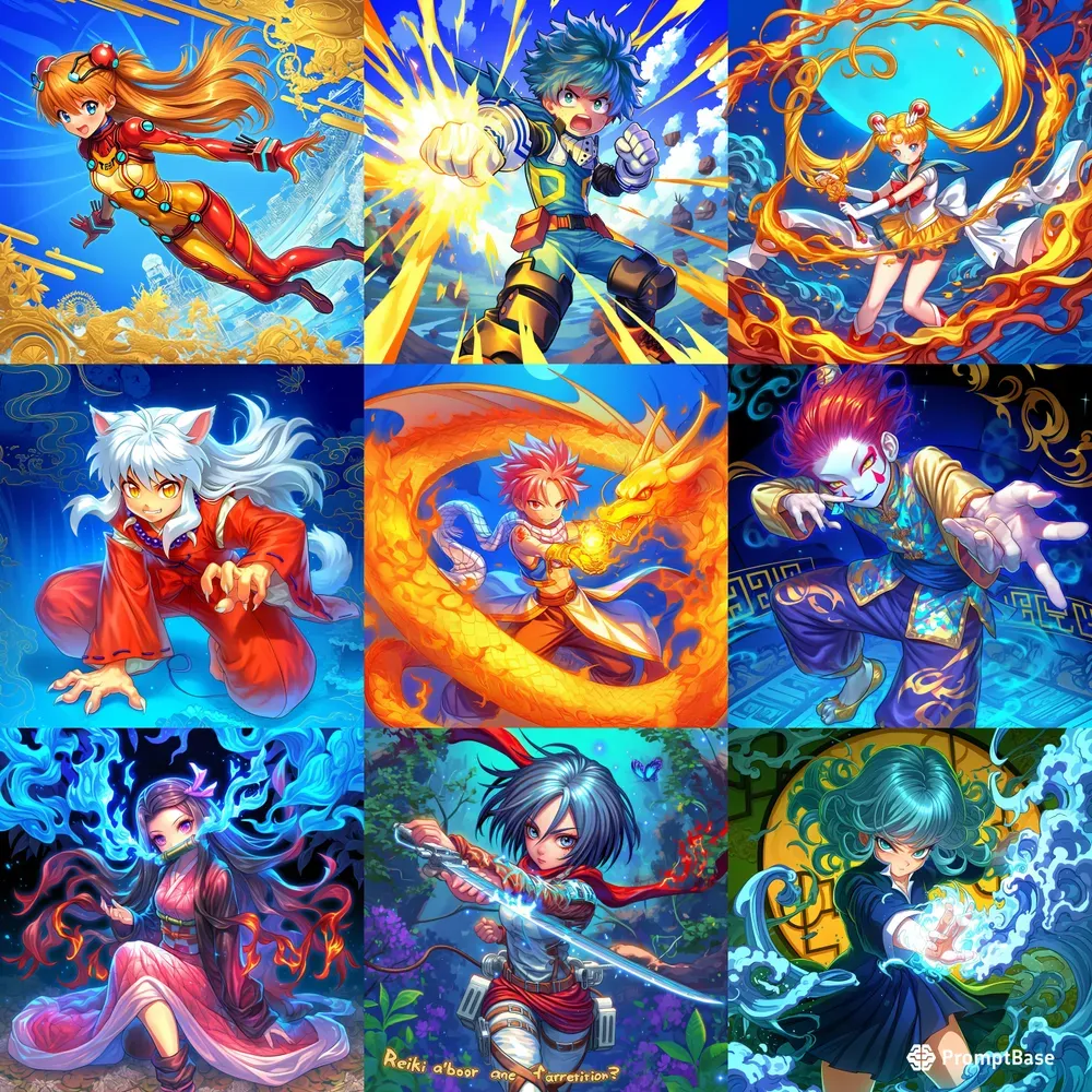 Anime Art With Dynamic Posing