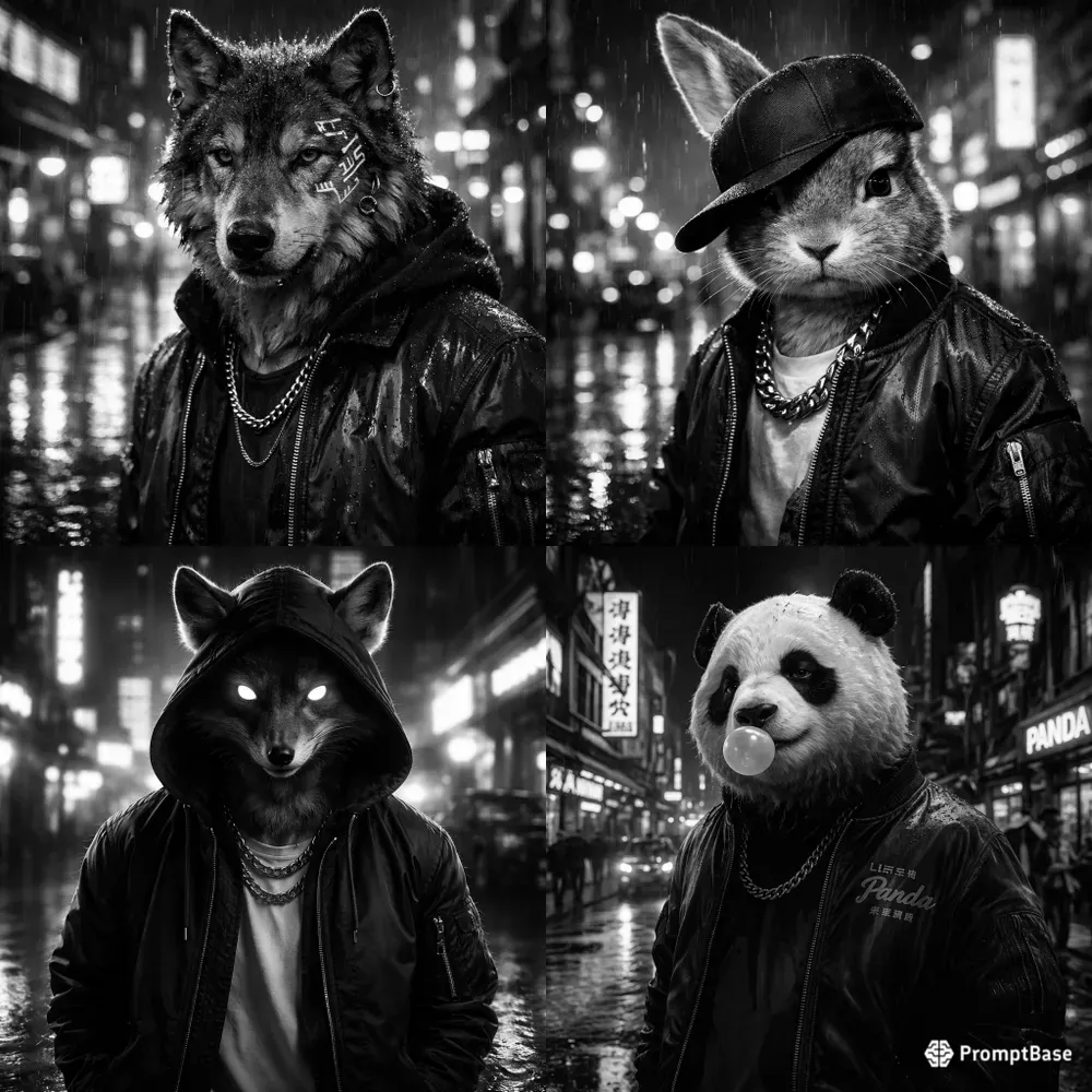 Urban Animal Street Icons