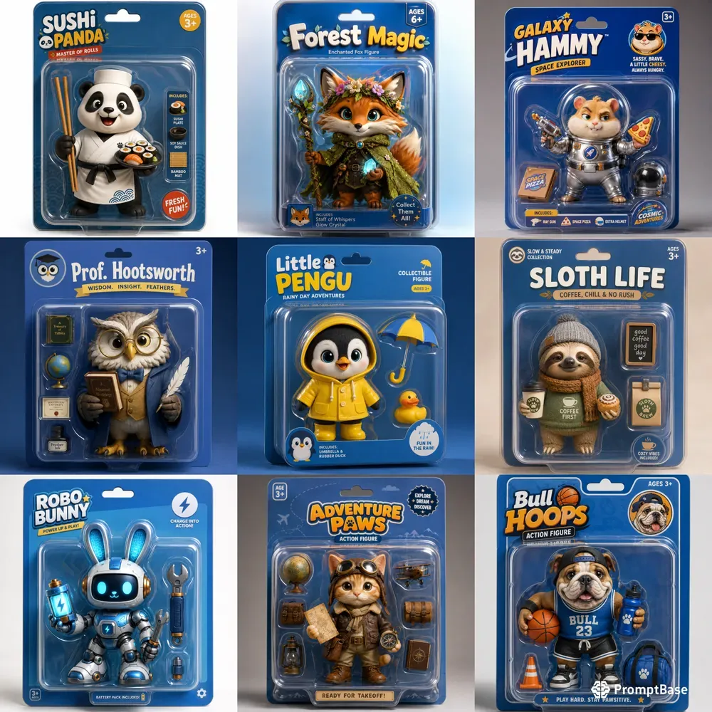 3D Character Action Toy Creators