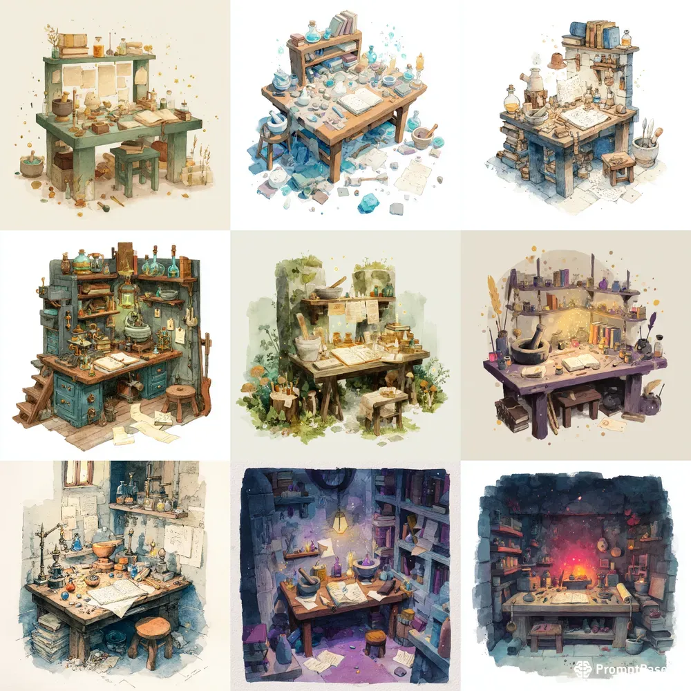 Magical Ritual Workspaces