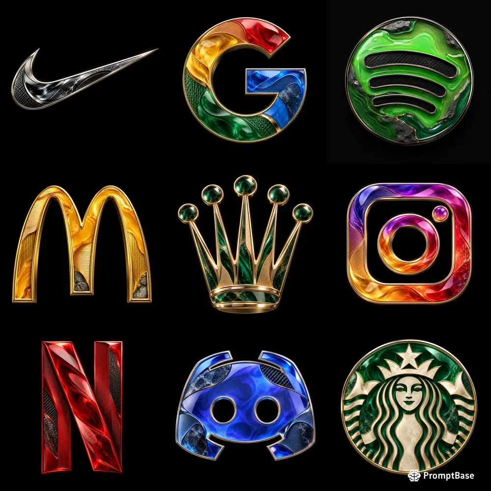 Dynamic Texture Logos