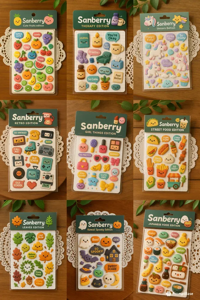 Cute Stickers Sheets