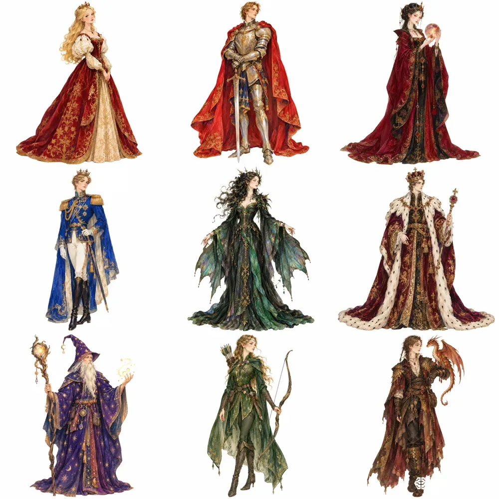 Refined Designs Of Fairytale Characters