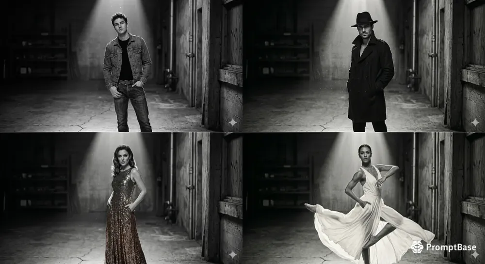 Cinematic Film Noir Spotlights