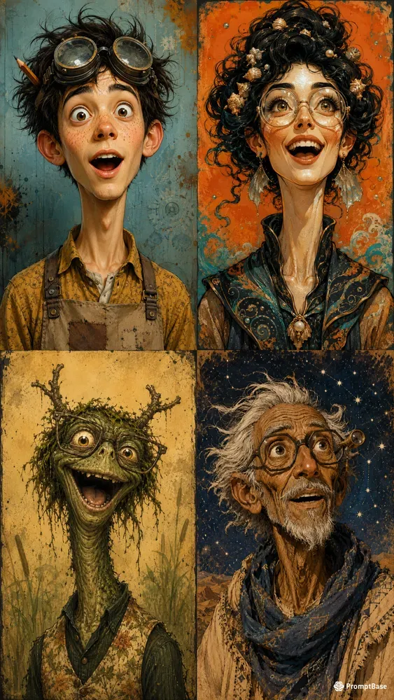 Electric Ink Reaction Portraits