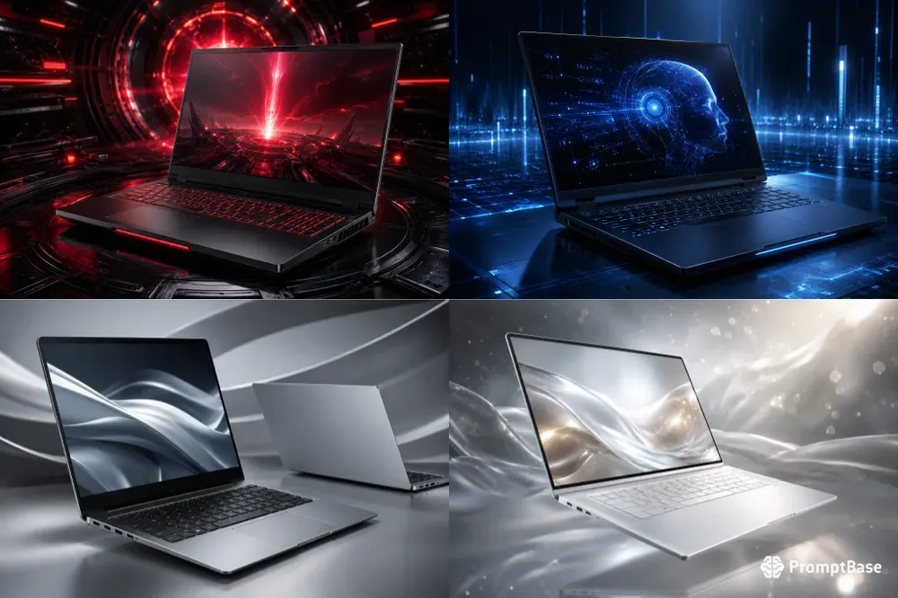 Premium Laptop Advertisement Generator
