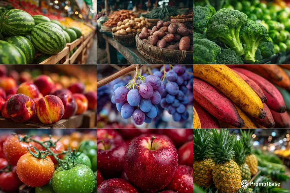 Photos Fruit And Vegetables At The Market