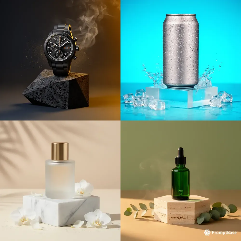 Luxury Studio Product Podium Photos