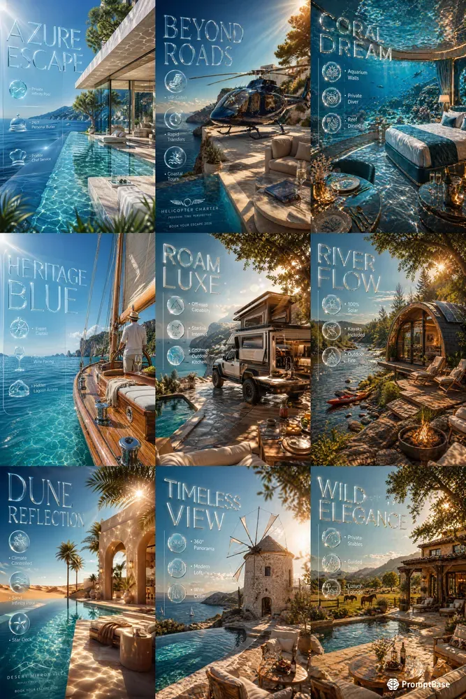 Summer Immersive Luxury Rental Ads