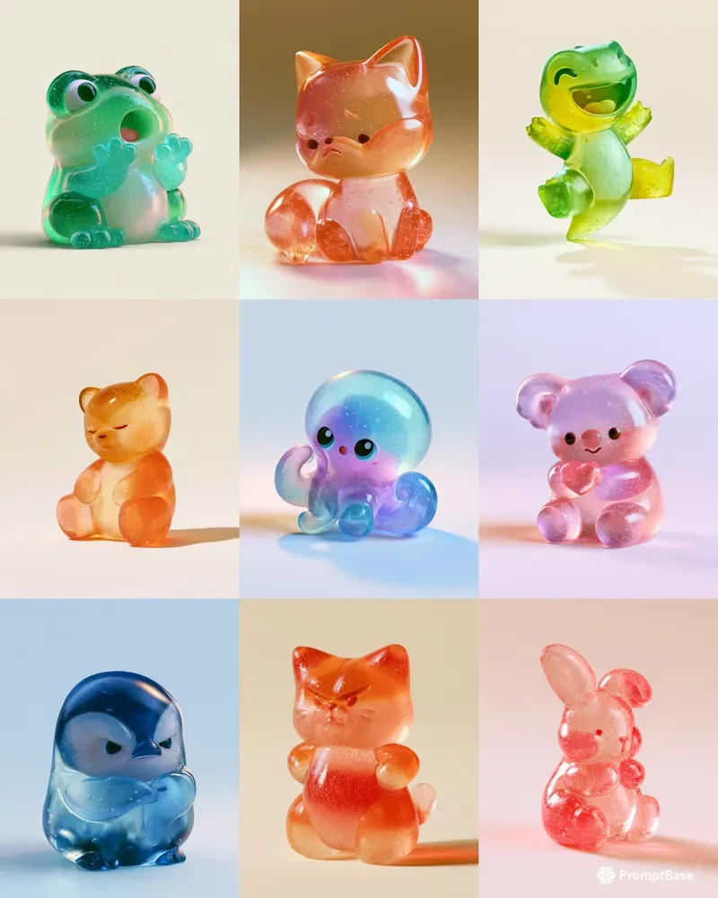 Gummy Emotion Learning Cards