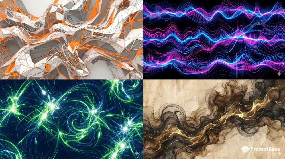 Abstract YouTube Banner Generator