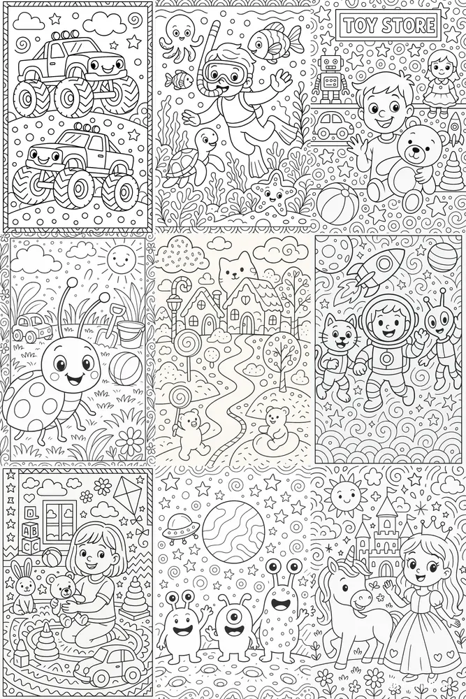 Fun Kids Coloring Pages