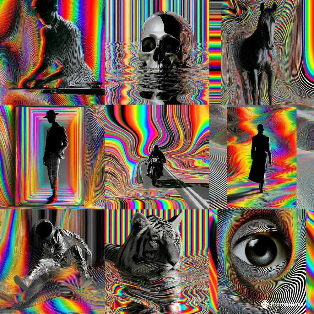 Psychedelic Optical Poster Art