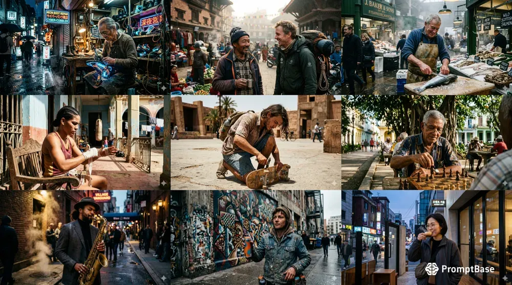 Cinematic Street Portraits