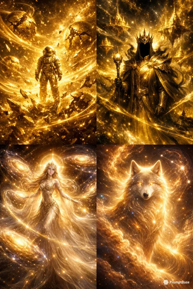 Supernatural Galaxy Golden Cosmics