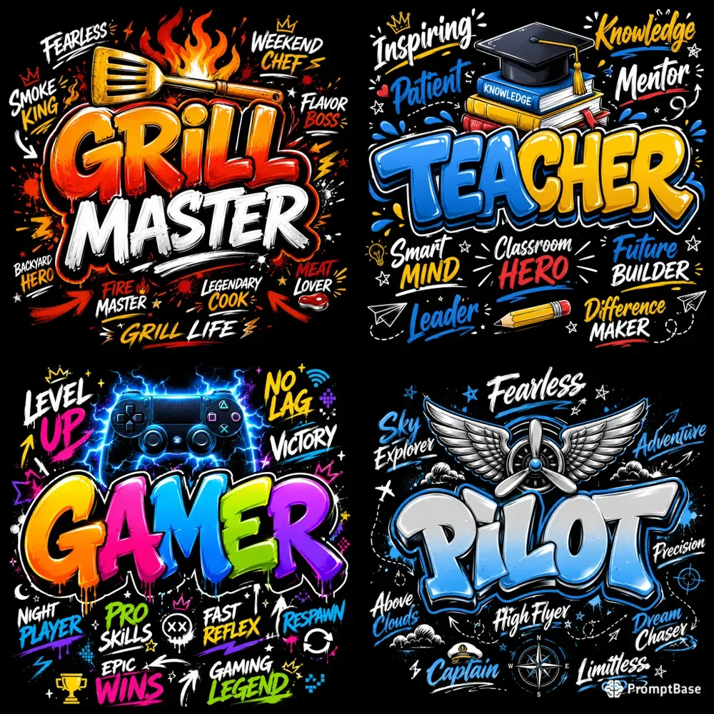Bold Graffiti Tees
